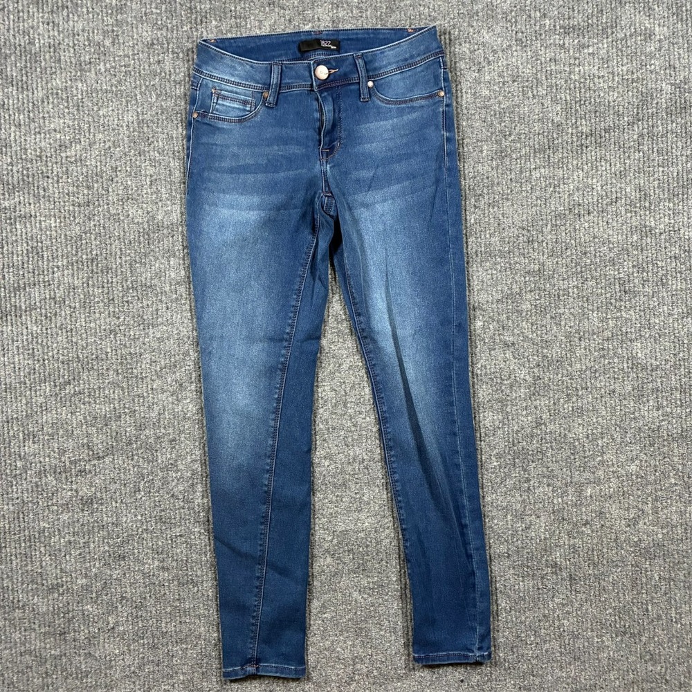 1822 Denim Womens Skinny Jeans Size‎ 6/28 Blue Casual Stretch Casual Low Rise